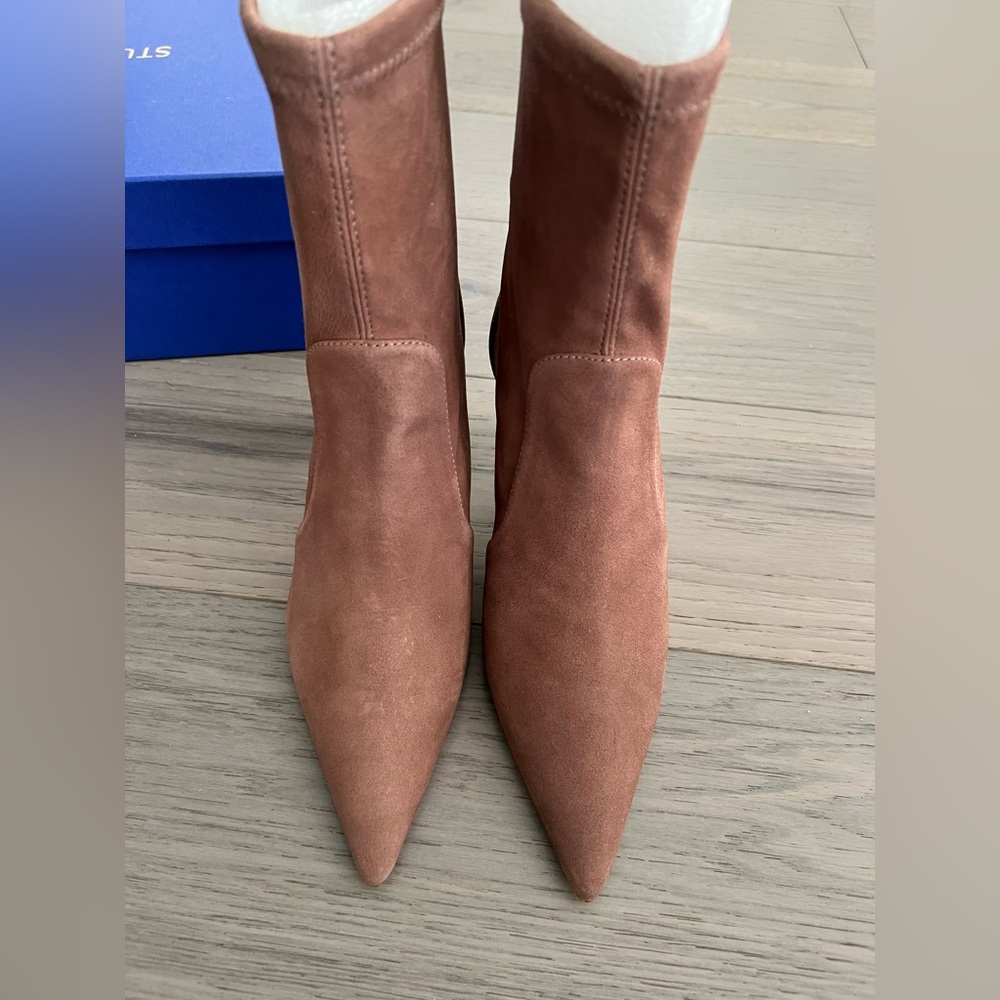 Stuart Weitzman 75 Stretch Booties - Picture 5 of 12